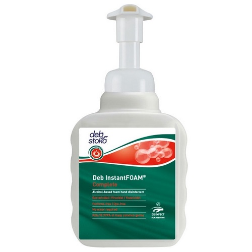 Deb Instant FOAM sanitiser small hand pump 12 x 250ml DIS250ML