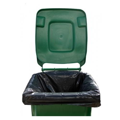Extra heavy duty black wheelie bin liner 30"x48"x54" (100) PRO-Q