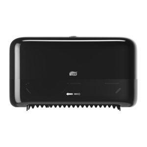 Tork Twin Coreless Mid-size Toilet Roll Dispenser Black (T7) 558048