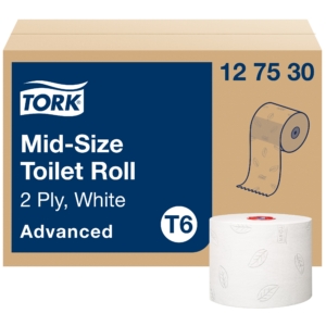 Tork Advanced Mid-size Toilet Roll (T6) 127530 Eco Label