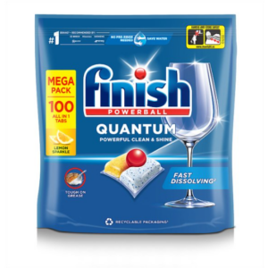 Finish Dishwashing Tablets Quantum Max Lemon 100