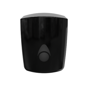 Myriad gloss and matt black centrefeed dispenser