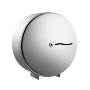 Polished Stainless Steel Jumbo Toilet roll dispenser 12"