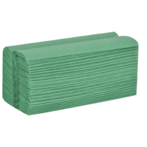 C Fold green hand 1 ply towel (2640)