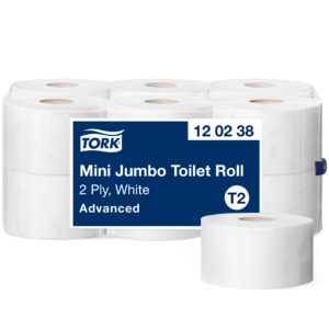 Tork Advanced Mini JumboToilet Roll 2ply 170m (T2) 120238 Eco Label