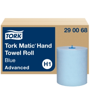 Tork Advanced Matic Blue Hand Towel Roll (H1) 290068 Eco Label
