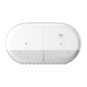 Tork SmartOne Twin Mini Toilet Roll Dispenser White (T9) 682000