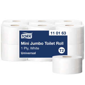 Tork Advanced Mini Jumbo Toilet Roll 1ply 240m (T2) 110163 Eco Label