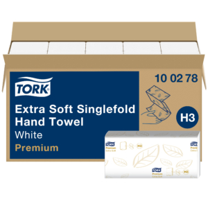 Tork Premium Extra Soft Singlefold Hand Towel (H3) 100278 Eco Label