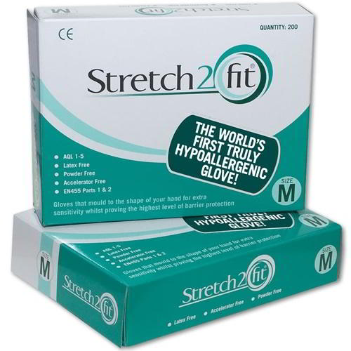 Stretch 2 Fit Hypoallergenic gloves (200)