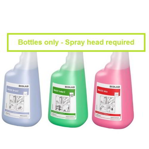 Ecolab Maxx range printed 650ml spray bottle (Each)