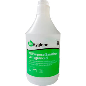 BioHygiene All Purpose Sanitiser UNFRAGRANCED Empty Trigger Spray Bottle 1 x 750ml