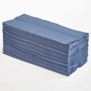 C Fold Blue 1 ply Hand Towel (2640)
