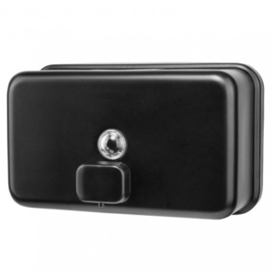 Matte Black Horizontal Liquid Soap Dispenser 1.2 ltr