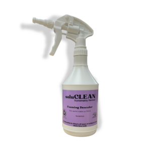 SoluClean Foaming Descaler Re-Usable Trigger Spray Bottle 4 Life