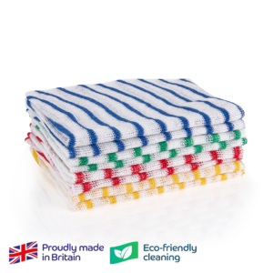 Stripe Hygiene Colour Coded Dishcloth Medium - Pack of 10
